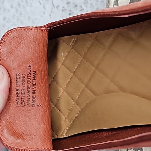 Birdies Swift leather burnt orange slip on loafer flats shoes sz 8 - Picture 11 of 11